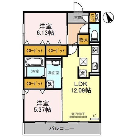 姫路駅 徒歩18分 1階の物件間取画像